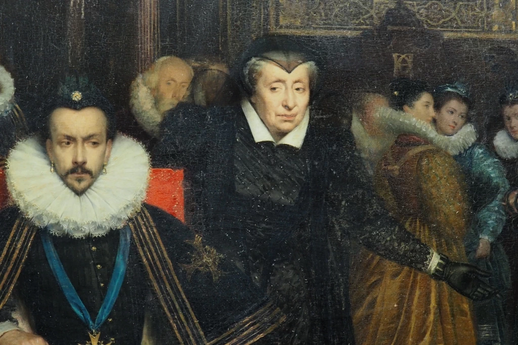 Henri de Guise all'Henri III al Louvre nel 1588 - dettaglio 2